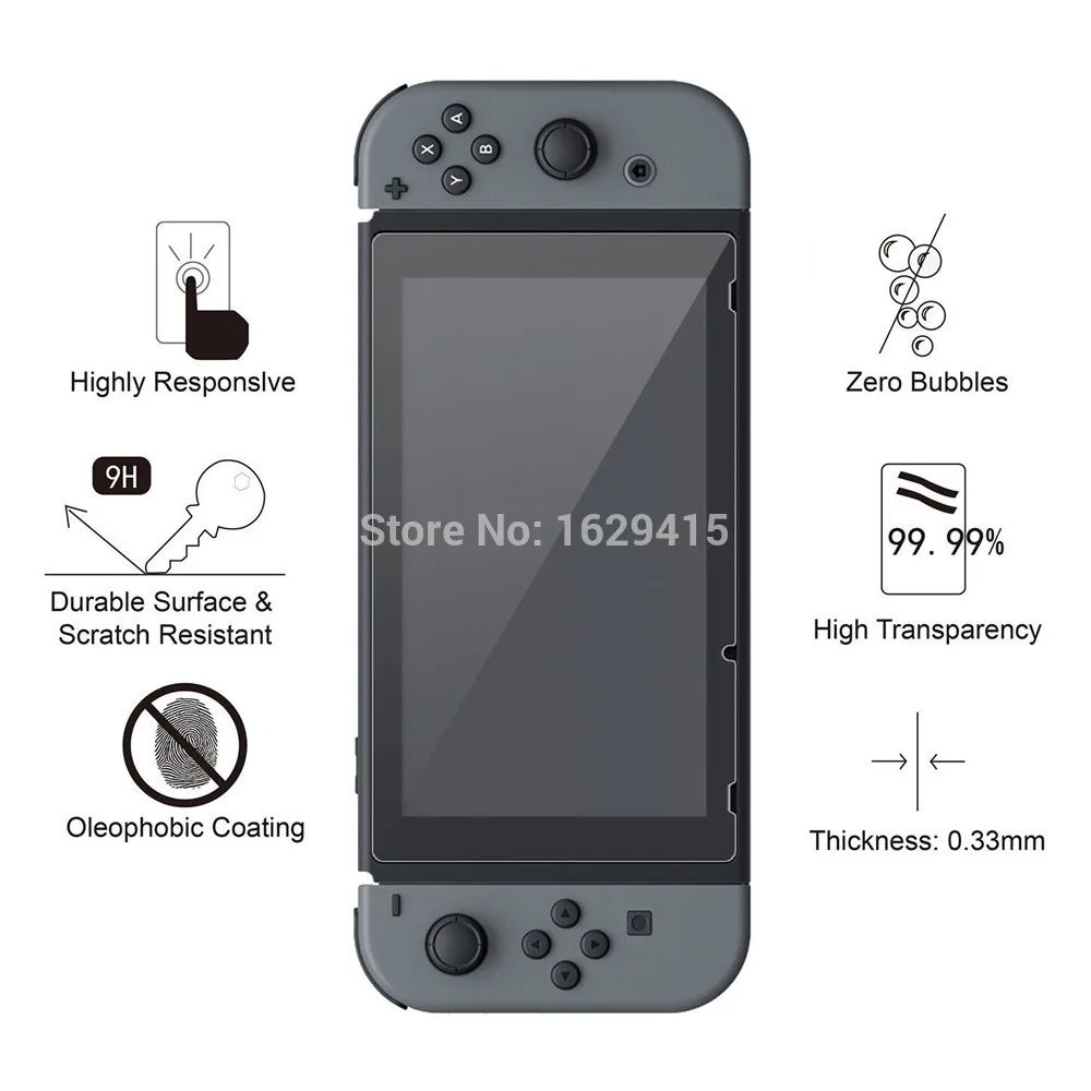 for Nintendo Switch Tempered Glass 2