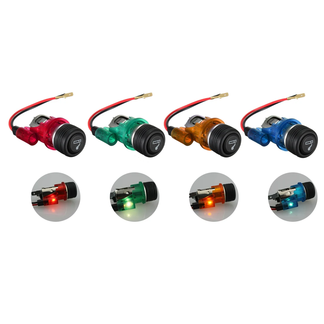 Розетка для прикуривателя Dewtreetali универсальная настенная Usb зажигалка мотоцикла