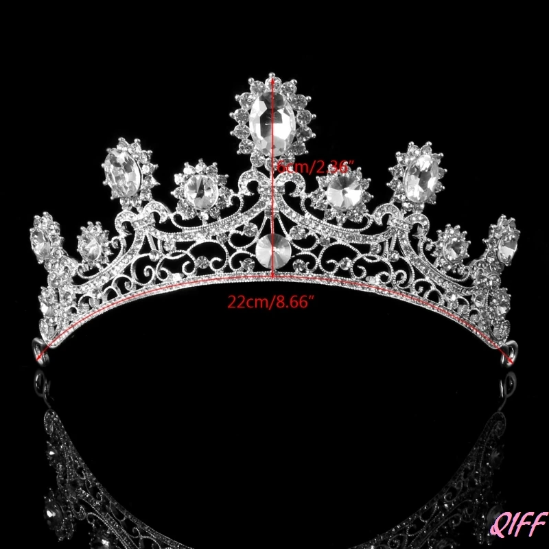 

Wedding Bridal Tiara Rhinestone Crown Prom Pageant Hair Headband Accessories New