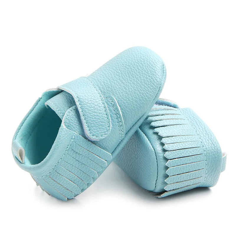 6 цветов Детская весенняя обувь искусственная кожа, для новорожденных мальчиков, обувь для девочек, для тех, кто только начинает ходить, детские мокасины для детей возраста от 0 до 12 месяцев - Цвет: Бежевый