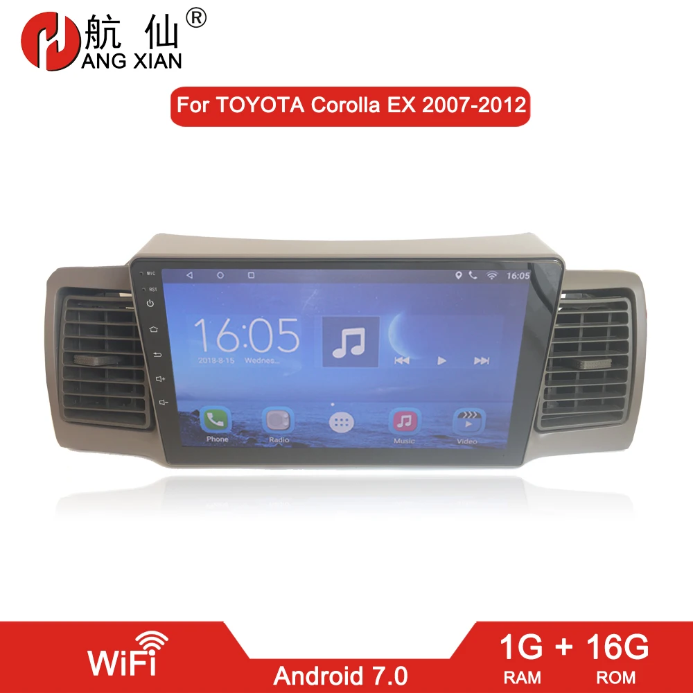 Sale HANG XIAN 9" Car radio for Toyota Corolla E120 Corolla EX BYD F3 Quadcore Android 7.0.1 car dvd player gps with 1 G RAM,16G ROM 0 Sale HANG XIAN 9" Car radio for Toyota Corolla E120 Corolla EX BYD F3 Quadcore Android 7.0.1 car dvd player gps with 1 G RAM,16G ROM 0