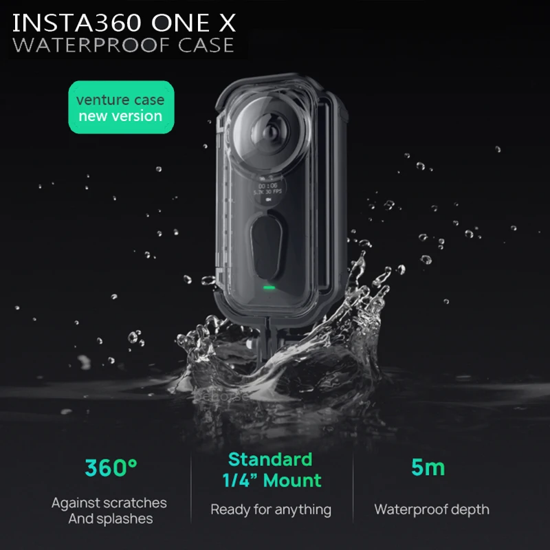 جديد وصول مثبت مضاد للماء ل Insta360 واحد X مشروع حالة/الغوص حالة وأضاف البسيطة المحمولة تخزين حقيبة حقيبة/ selfie عصا جديد وصول مثبت مضاد للماء ل Insta360 واحد X مشروع حالة/الغوص حالة وأضاف البسيطة المحمولة تخزين حقيبة حقيبة/ selfie عصا