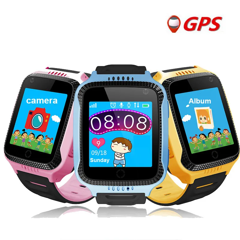 GPS Смарт Детские часы телефон Y21 q528 для детей безопасной sos вызов anti потерял