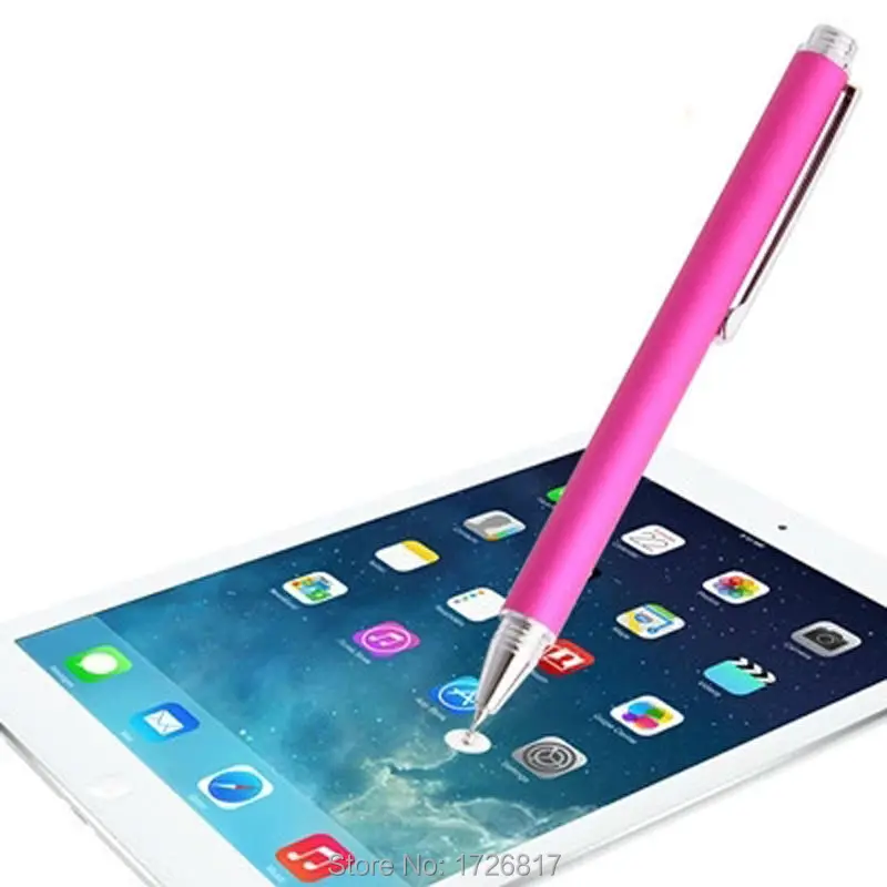  2016 Hot Sale Fine Point Capacitive Touch Stylus Pen for Apple iPad Android Nexus 7 Galaxy Tablets Handwriting Pen 