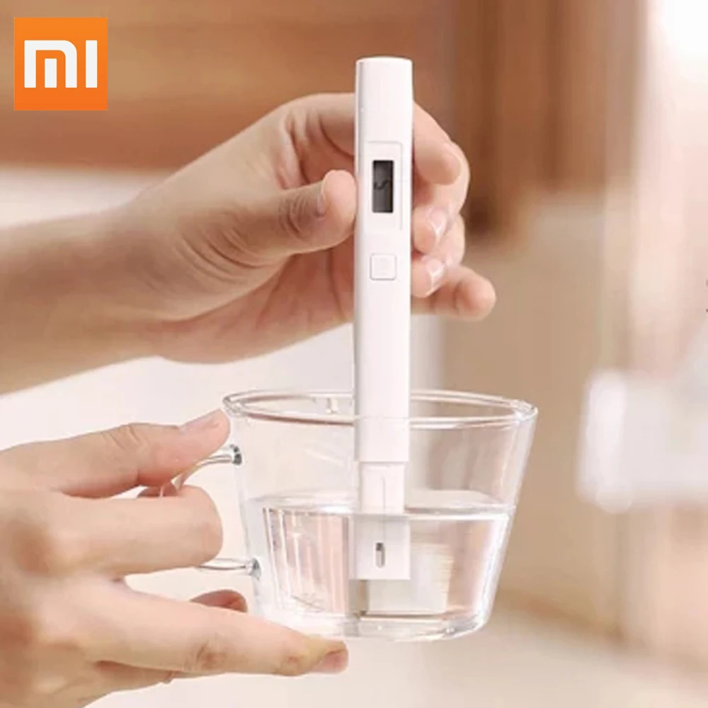 

Original Xiaomi MiJia Mi TDS Meter Tester Portable Detection Water Purity Quality Test EC TDS-3 Tester