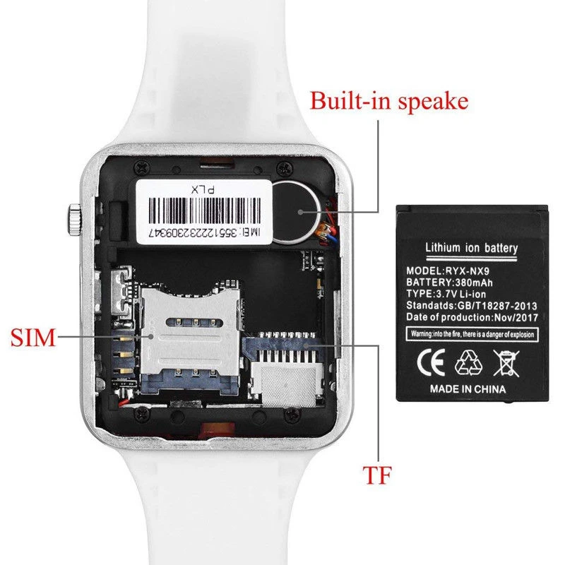 Bluetooth Смарт наручные часы 2G SIM TF камера A1 GSM телефон для Android samsung iPhone Мужчины Женщины PK GT08 DZ09 Q18 Y1 V8