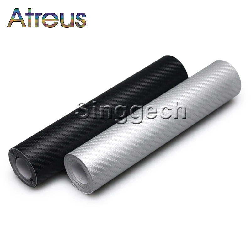 Atreus 30x 127см 3D углеродное волокно виниловая Автомобильная наклейка для BMW E39 E60 E90 E36