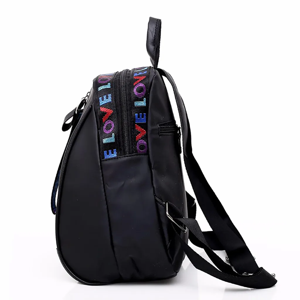 Женские Оксфордские рюкзаки тканевые модные повседневные студенческие сумки рюкзак для путешествий однотонный цвет молния уличная сумка на плечо# P5