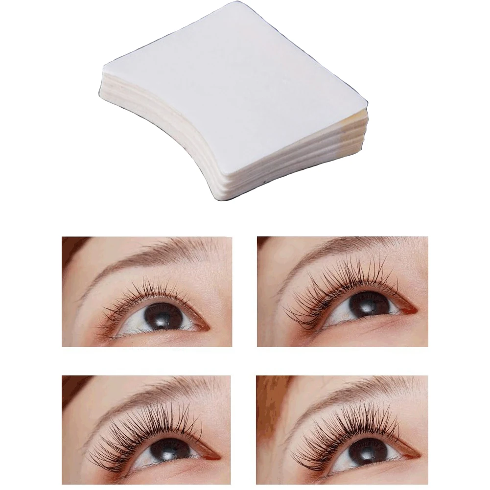 

40Pcs Convenient Soft Eye ticker Cotton Pad Patches Disposable Eyelash Extension Removing Tools Tips Self Adhesive Makeup Tool