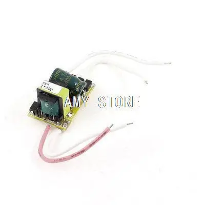 

AC 85-265V DC 3.3V 500mA Power Supply Adapter for 1 X 3W LED Strip Light
