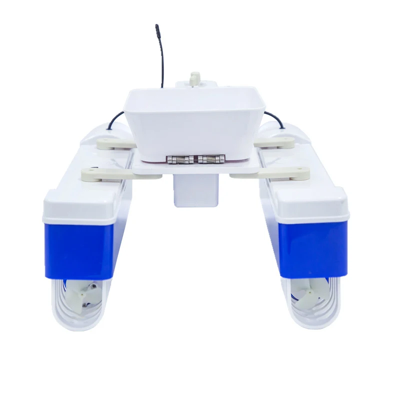 Hot Professional Smart RC Feeding Fishing Boat 500M Distance Dual Body Folding Waterproof Remote Control Ship Bait Boat With Bag