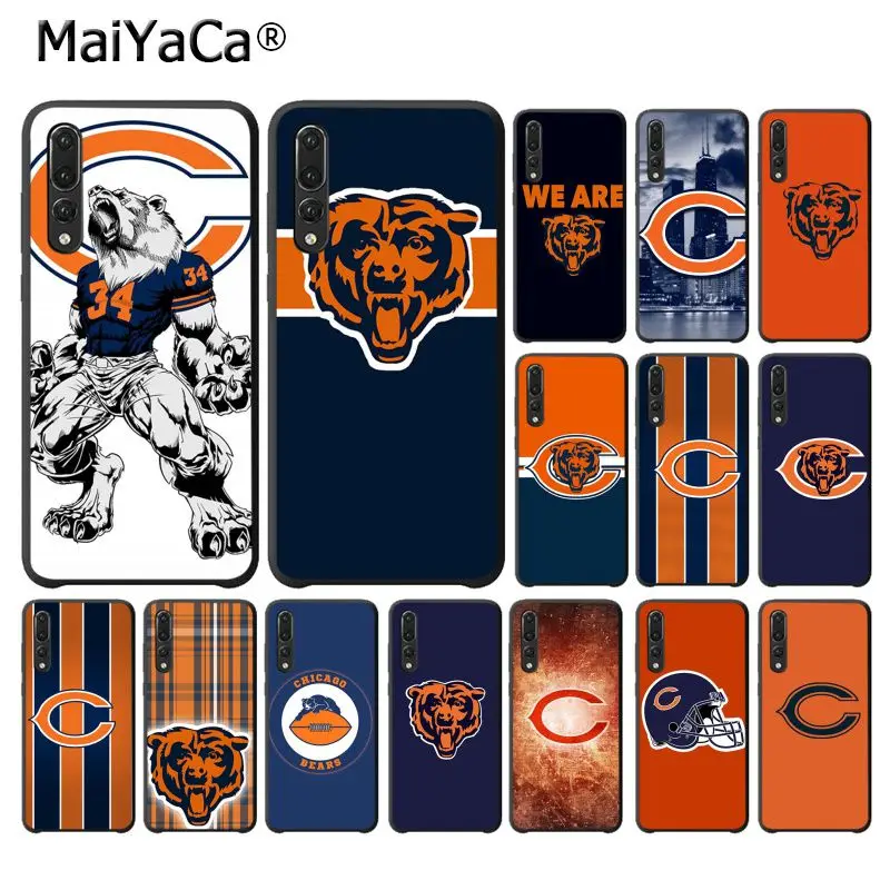 

MaiYaCa Chicago Bears Customer High Quality Phone Case for Huawei P10 plus 20 pro P20 lite mate9 10 lite honor 10 view10 Cover