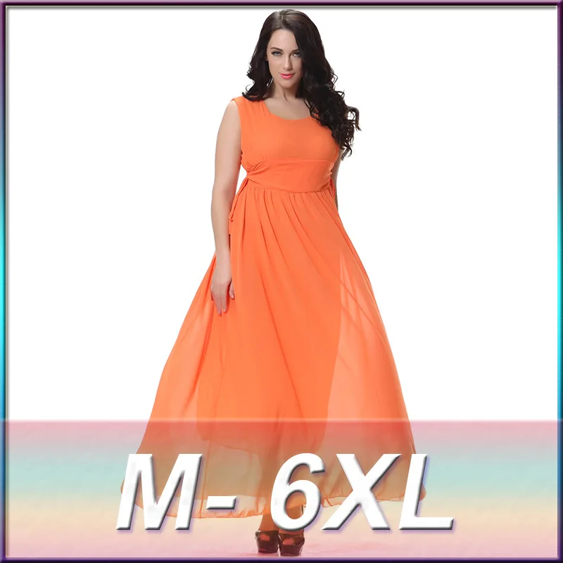 

Summer Dress 2019 Bohemia Style Plus Size Women Clothing 5XL 6XL Tank Dress For Women Sexy Slim Maxi Dress