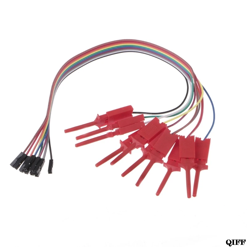

Drop Ship&Wholesale 10 Pcs Test Quick Wire Connection Hook Clip For Logic Analyzer APR29