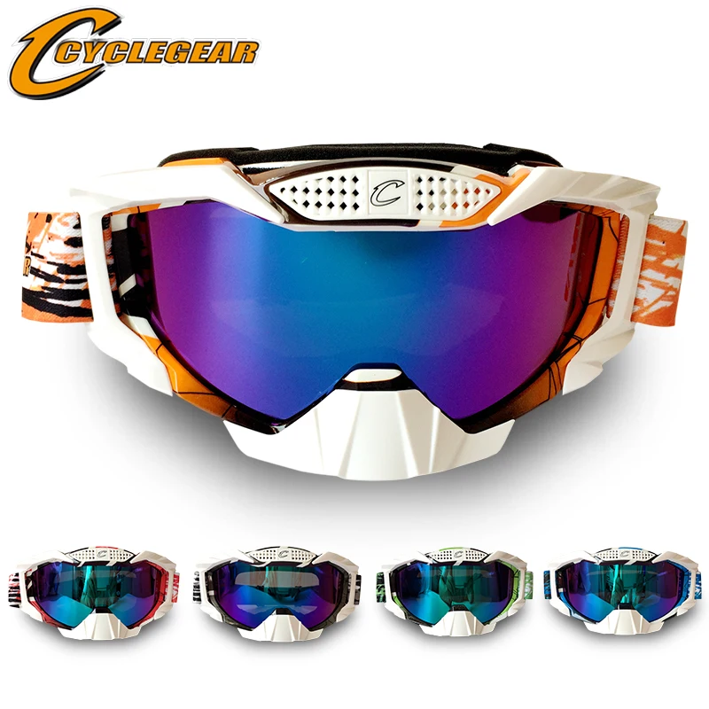 Goggle мотоциклетные очки Brillen Байк Okulary Мотокросс окуло Gafas Occhiali Moto Cyclegear CG07