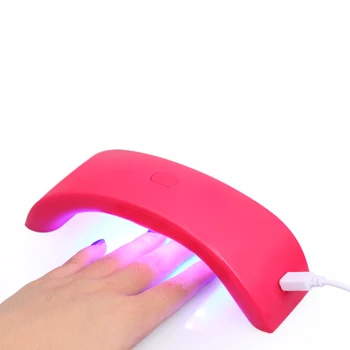 

12W Mini UV LED Nail Dryer LED Lamp for Nails Gel Dryer Portable Nail Art Lamp Curing Polish Tools USB Charge