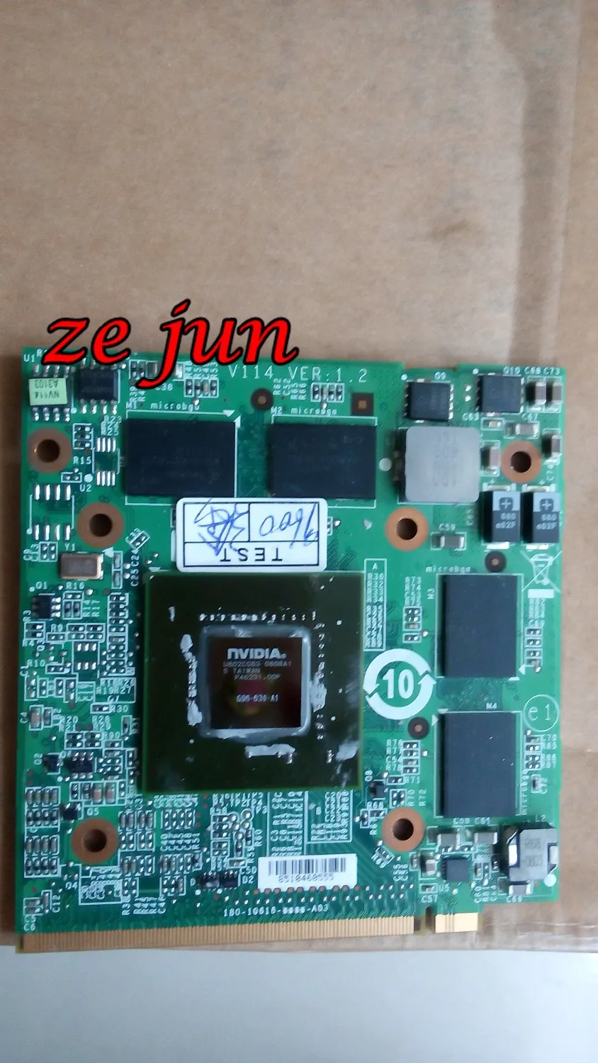  for  4930G 6920G 6930G 6935G 7720G Laptop Graphics Card 9600 9600M GT DDR3 512MB MXM II G96-630-A1 