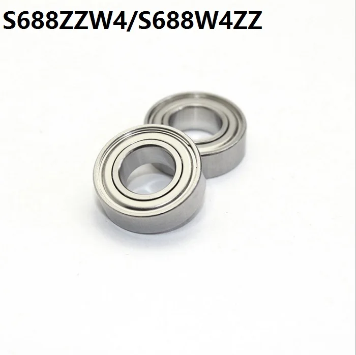 50 шт./лот S688ZZW4 S688W4ZZ ABEC-5 8x16x4 мм подшипник из нержавеющей стали глубокий шаровой