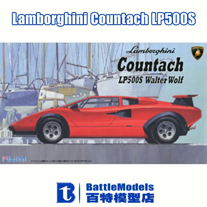 

FUJIMI MODEL 1/24 SCALE models #08278 Countach LP500S plastic model kit