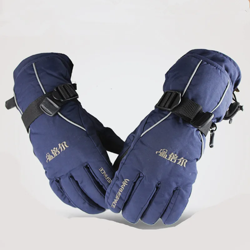 mittens 2017 winter new warm gloves adult cotton thick skiing motorcycle riding men's gloves, fashion female gloves (4)