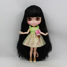 Обнаженная кукла для серии № 280BL117 шарнирная кукла черные волосы подходит для DIY Изменить BJD игрушка для девочек