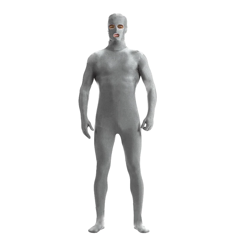 Cosplay&ware Zentai Suit Open Eyes And Mouth Skin Catsuit Halloween Costumes Unisex Unitard Customized Stage Dance Wear -Zentai shop online