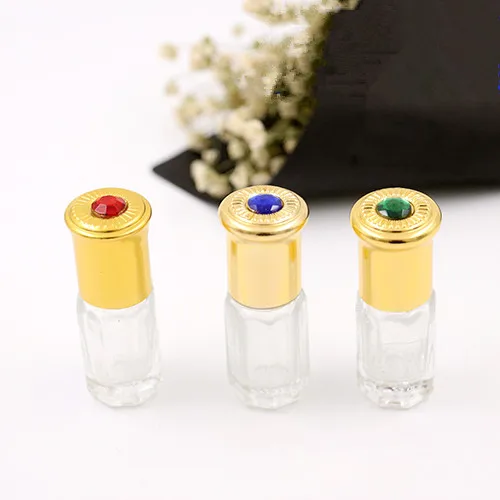 

5pcs Essential Oil Bottles 3ml/6ml/12ml Roll Glass Roller Ball Massager Eye Cream Perfume Refillable Empty Bottle