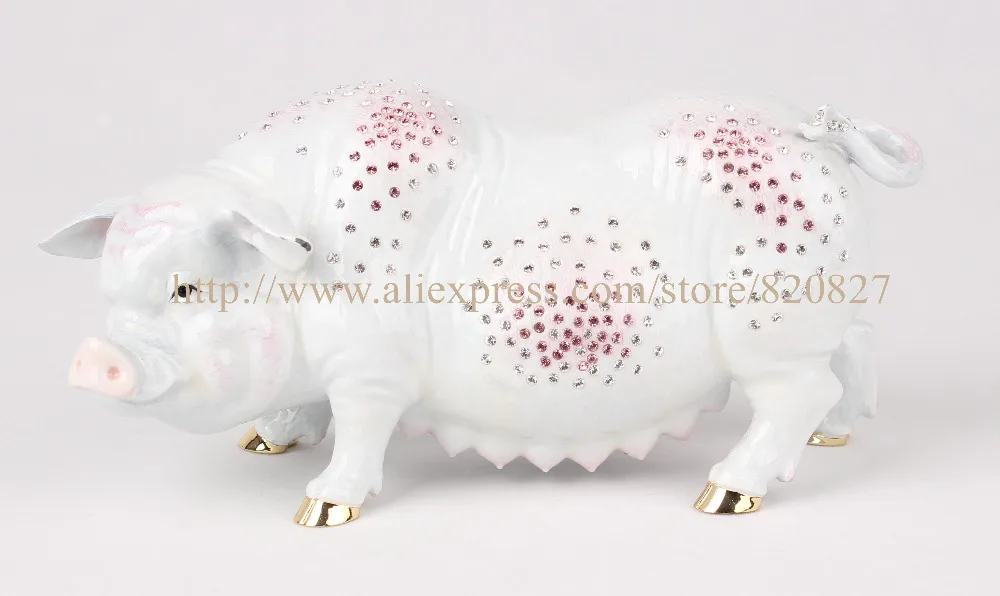 Large Pig Metal Trinket Jewelry Pill Box Money Giant New Piggy Banks Pigs Decorative Large Big Home Display Craft Large Pig Metal Trinket Jewelry Pill Box Money Giant New Piggy Banks Pigs Decorative Large Big Home Display Craft