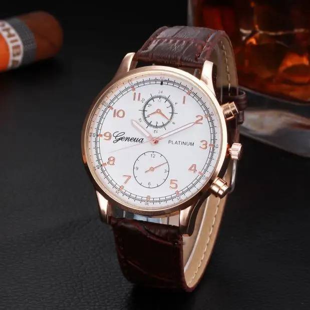

Top Brand Fashion Men Watch Quartz Bracelet Leather Wrist Watches Wristwatches Clock relogio masculino erkek kol saati relojes