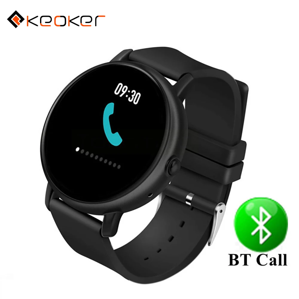 

Keoker Bluetooth Call Smart Watch Couple Men Women Full Touch Screen Information Reminder Sport Data Heart Rate Smart Watch
