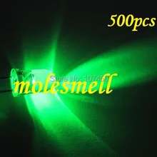 500x5 мм зеленый свет свечи мерцания Ultra Bright Мерцание зеленый светодиодные свечи зеленые светодиоды