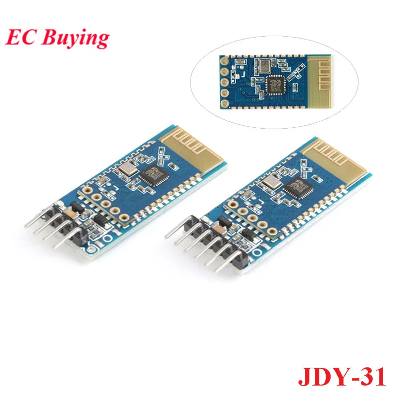 JDY-31 Bluetooth 3,0 HC-05 HC-06 Bluetooth модуль последовательного Порты и разъёмы 2,4 г SPP прозрачный передачи совместимы с HC 05 06 JDY-30