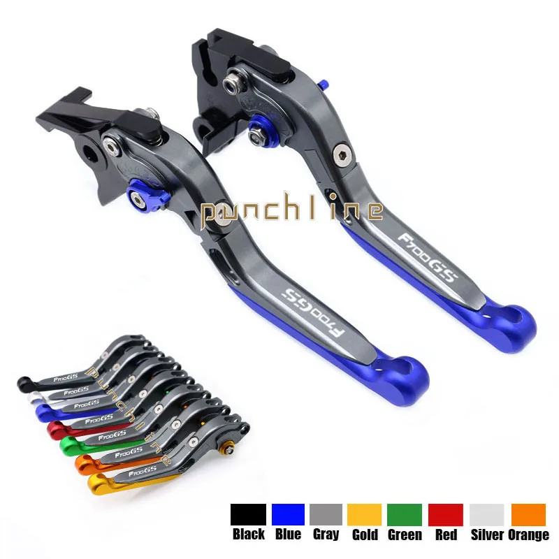 LOGO F700GS For F700 GS 2013-2017 2014 2015 Motorcycle Accessories Folding Extendable Brake Clutch Levers 8 Colors | Автомобили и