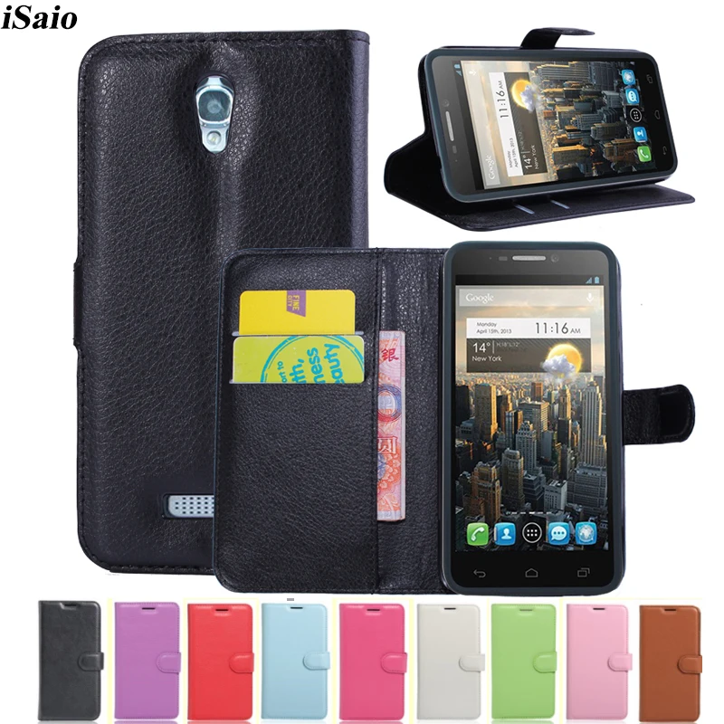 Чехол-книжка бумажник из натуральной кожи для Alcatel One Touch POP S7 OT7045 7045A 7045Y поп S3 5050Y Idol