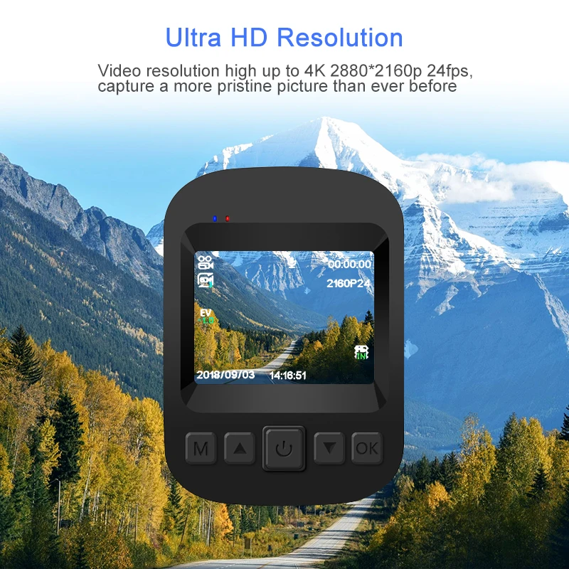 (11.11 Промокод: ALISKIDKA) Junsun S66 WiFi Автомобильный видеорегистратор 4K 2160P Ultra HD Dashcam