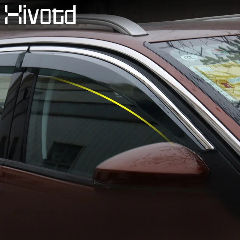 

Hivotd for peugeot 3008 3008G Car Accessories window visor side windows Sun protection rain protective cover car styign 2018