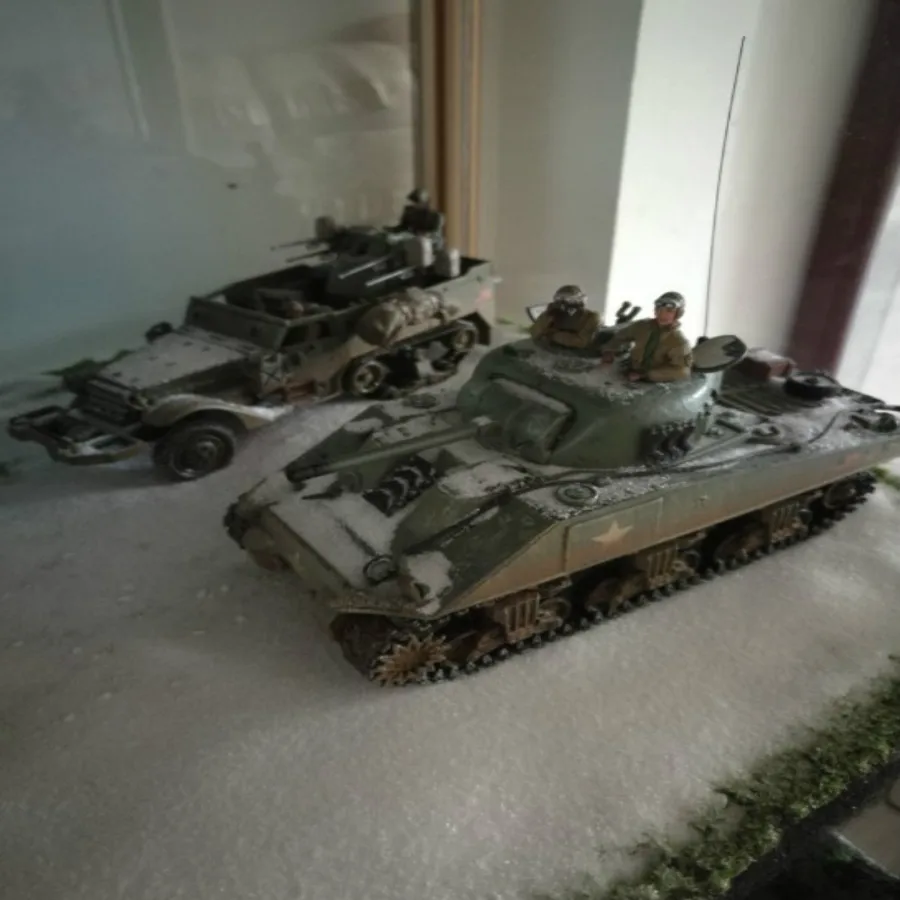 snow model train layout  (14)