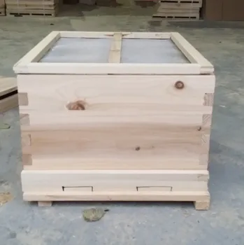 

Bees In The Bee Hives, Flat Boxes, Fir, Dry Cracking, Ten-frame Standard Bee, Beehive, Nest Box, Beekeeping Tools