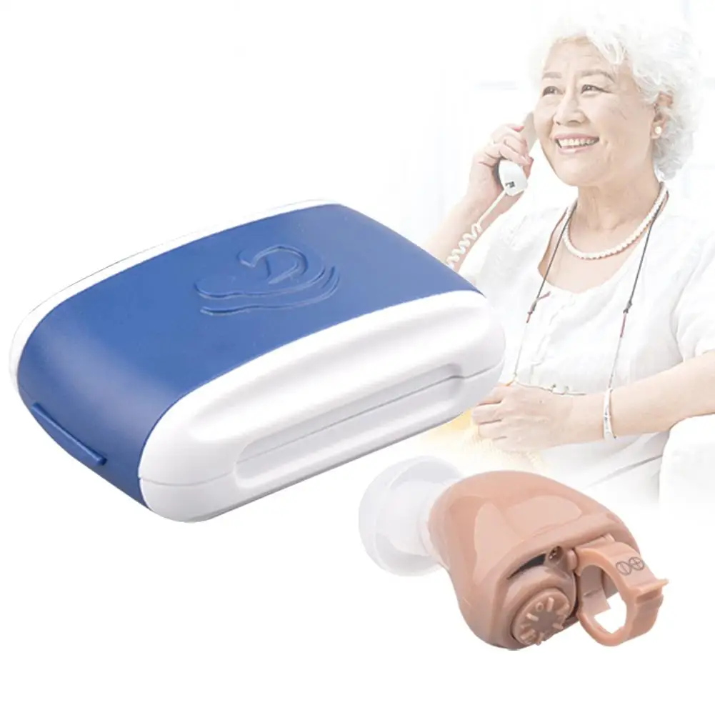 

Portable Mini Elderly In-Ear Adjustable Tone Hearing Aids Sound Voice Amplifier Newest