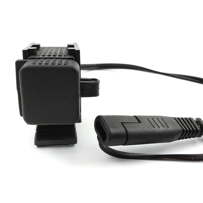 SAE к USB кабель адаптер 3.1A водонепроницаемый мотоцикл двойной USB зарядное устройство Комплект двойной порт разъем питания для телефона планшета gps