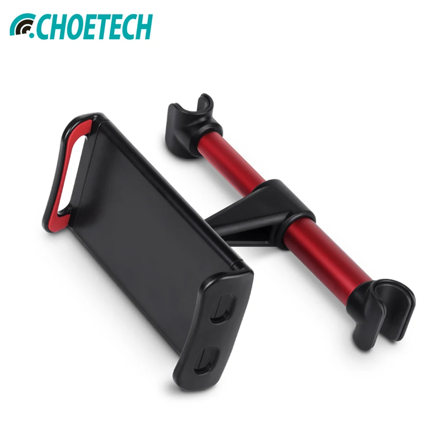 

CHOETECH Car Headrest Mount Phone Tablet Holder 360 Degree Rotation Adjustable Car Seat Back Stand Bracket For Smartphone