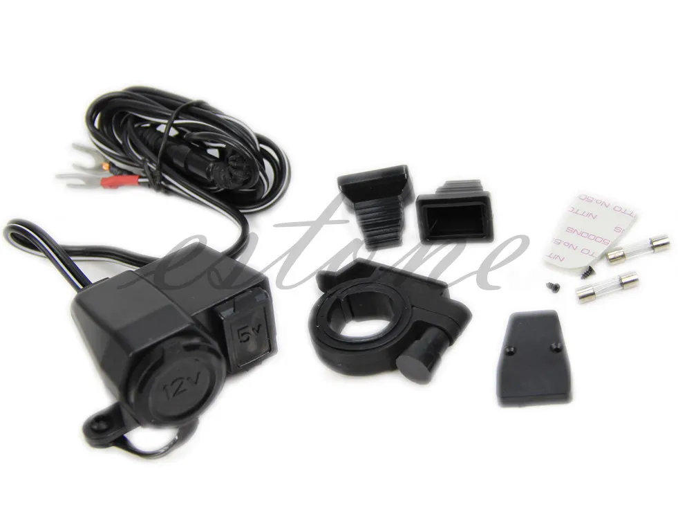  Wasserdichte Motorrad Zigarette Leichter telefon GPS USB Steckdose Ladegerät 12V