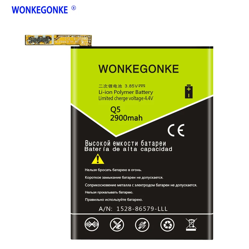 

WONKEGONKE for Blackberry Q5 mobile phone battery
