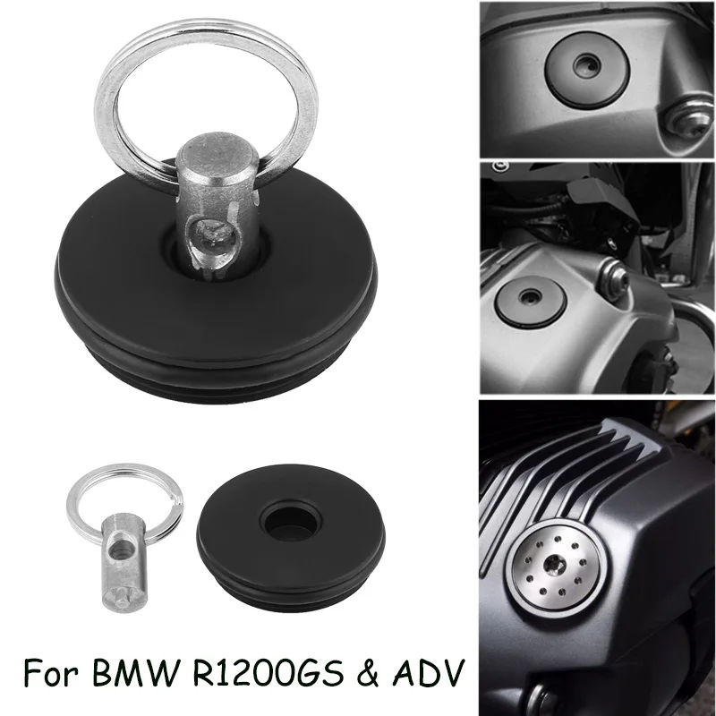 

2pcs Motorcycle Engine Oil Filter Filler Cap Tank Cover for BMW R1200GS & ADV 2007 2008 2009-2017 motorcycle accessories New