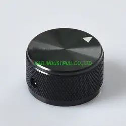 2 шт. черный Алюминий потенциометра Управление объем ручки 30x17 мм Гитары AMP части