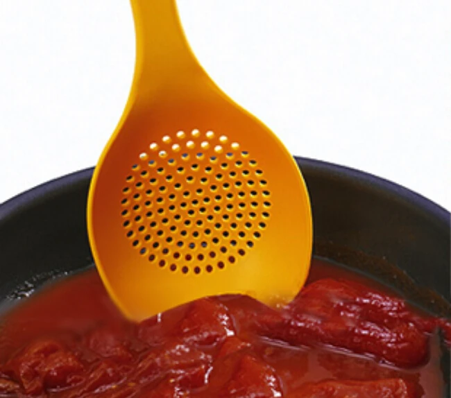 Plastic Filtering Spoon Cooking Colander Scoop Kitchen Skimmer Pasta