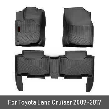 

2019 New TPE Custom Car Floor Mats For Toyota Land Cruiser Prado 2009-2017 Foot Pads Automobile Car Carpet Styling Accessories