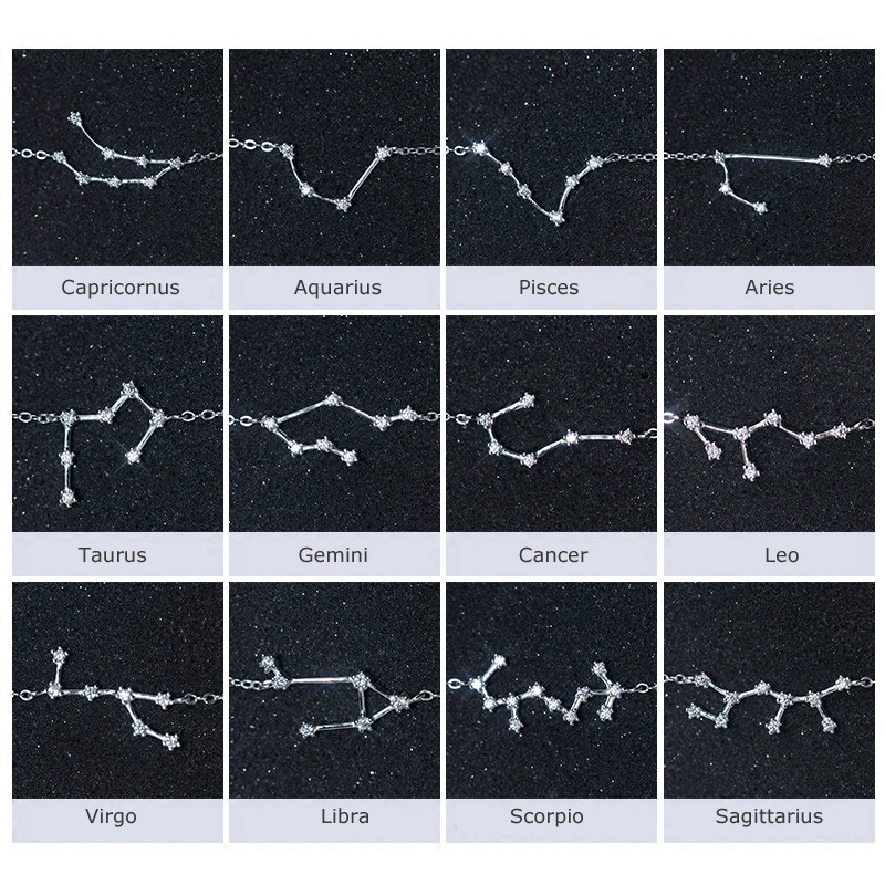 MloveAcc, Новое поступление, браслеты и браслеты из стерлингового серебра 925 пробы для женщин, очаровательное созвездие, повседневный спортивный стиль, хорошее ювелирное изделие
