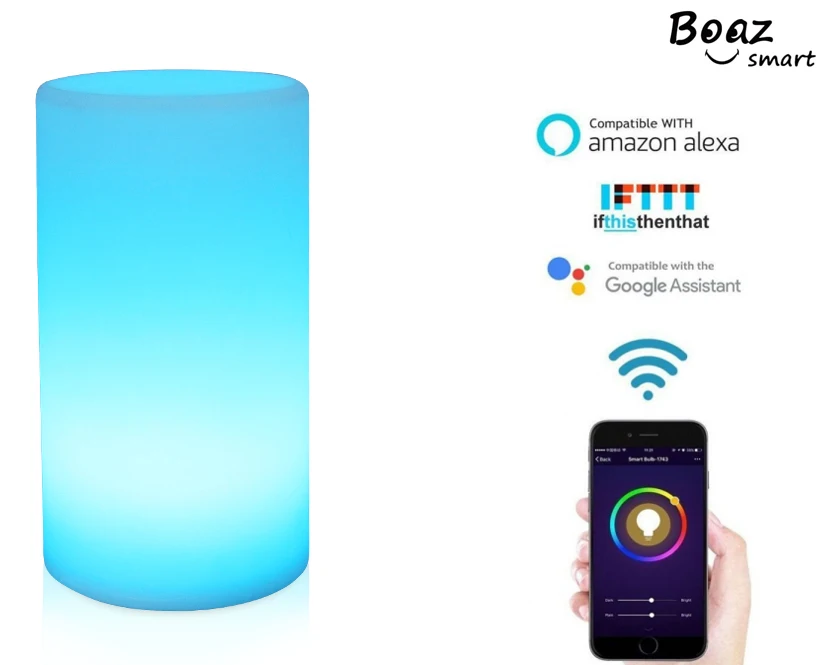 

Touch Sensor LED Night Light For Children Baby Kids 10 Colors USB LED Night Lamp App Control Alexa Google Home Voice Control