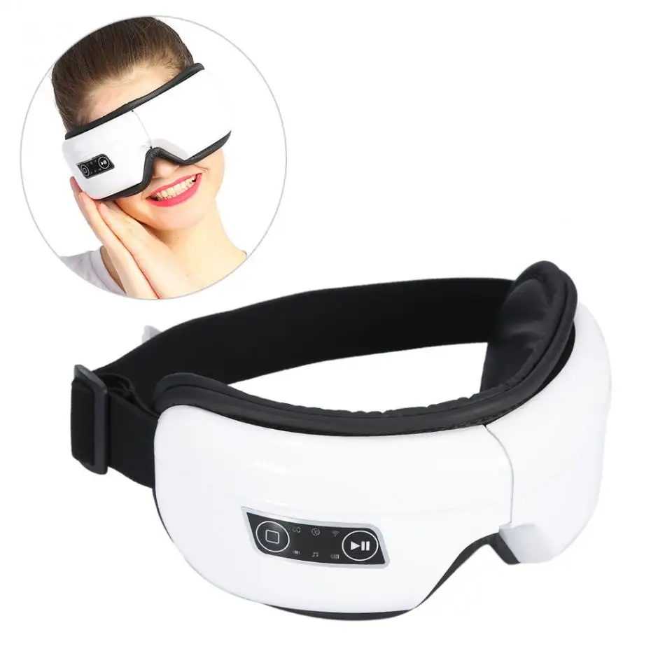 

Electric Eyes Massager Vibration Infrared Heating Therapy Air Pressure Music Eye SPA Glasses Head Stress Relief Eyes Care Device